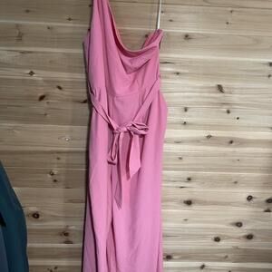 Petal Pup One Shoulder Pink